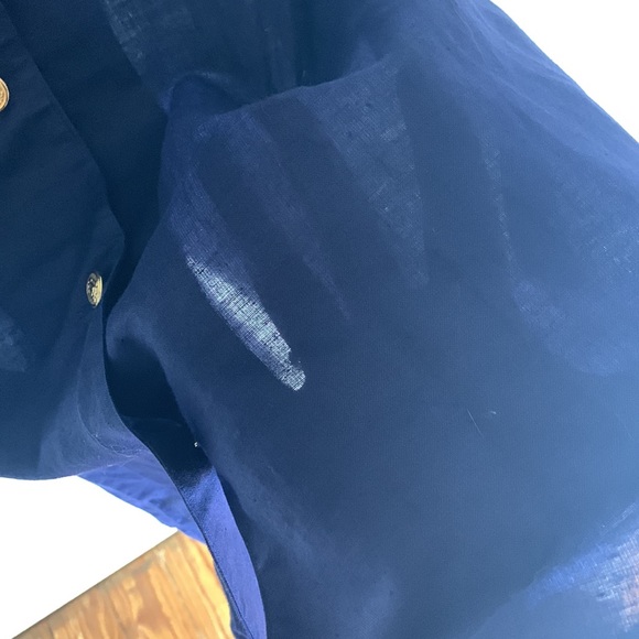 Che Bella Vintage Linen/Cotton dress- made in Hong Kong - Picture 6 of 11